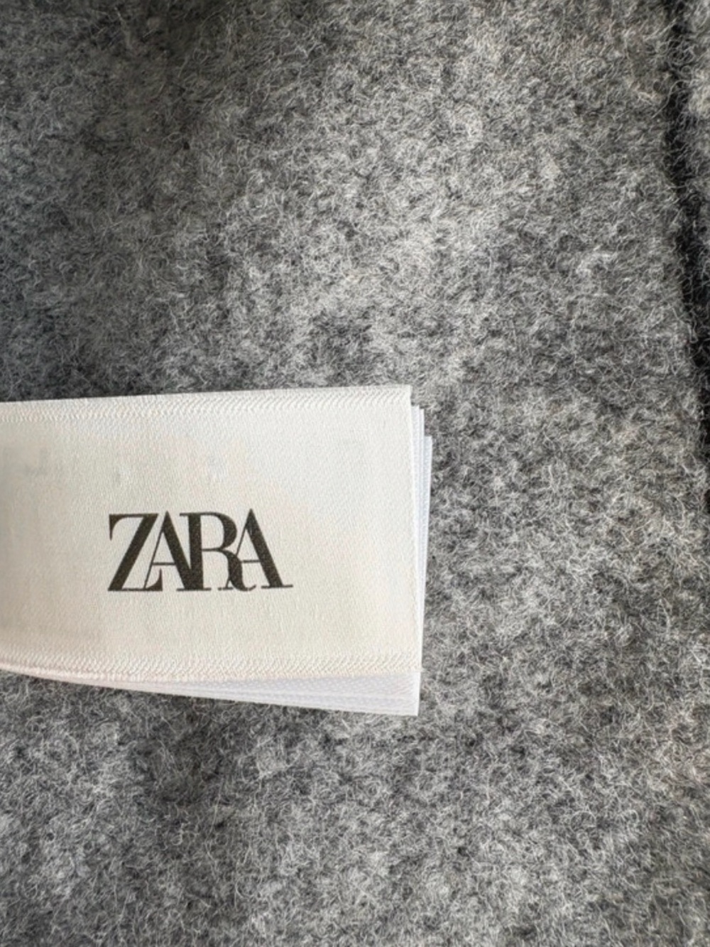NWT Zara Gray Knit Mock Turtleneck Sweater Sleeve M- Code 1361 - Picture 9 of 13